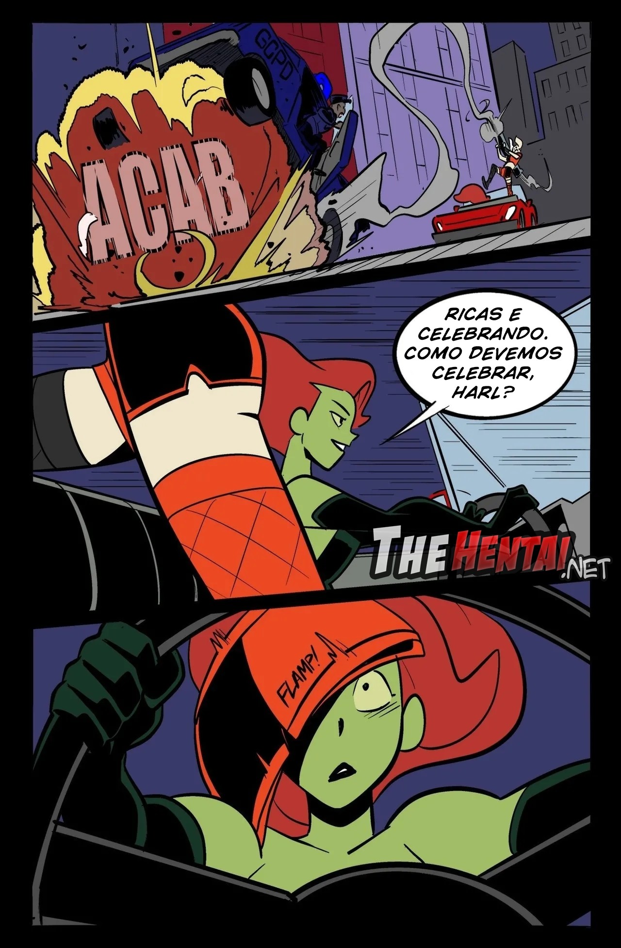 Harley/Ivy: Getaway Hentai pt-br 03