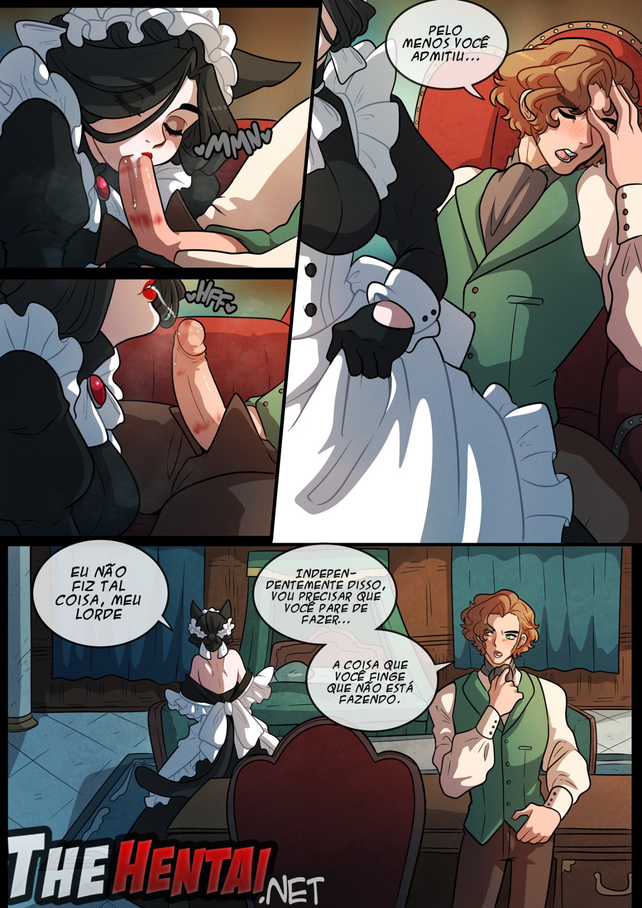 Meddlesome Maids Hentai pt-br 10