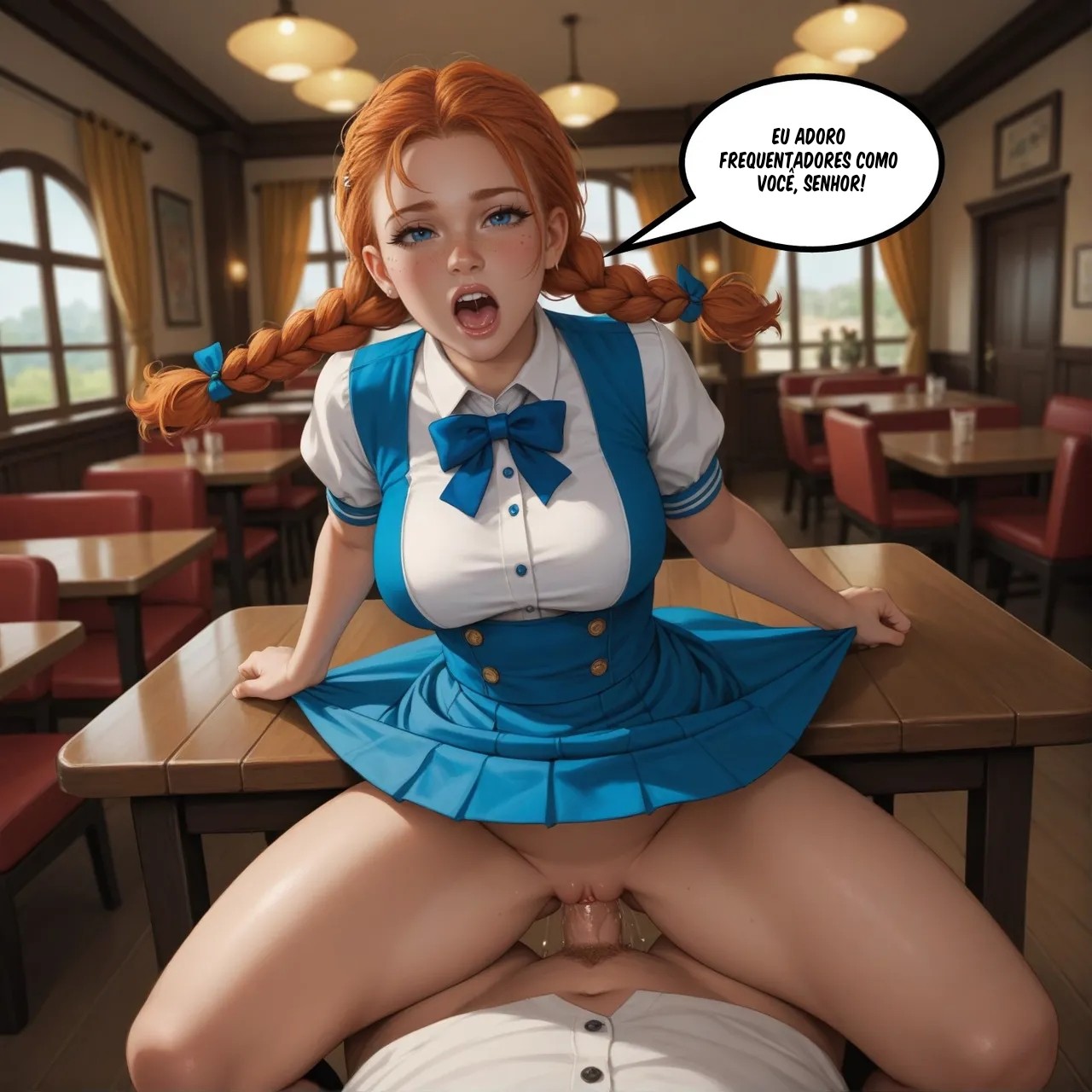 Reality Rewrite Restaurant Hentai pt-br 46