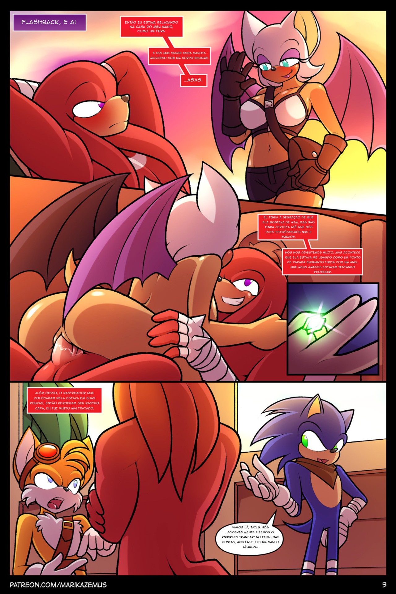 Sonic Boom: Echidna Nights Hentai pt-br 03