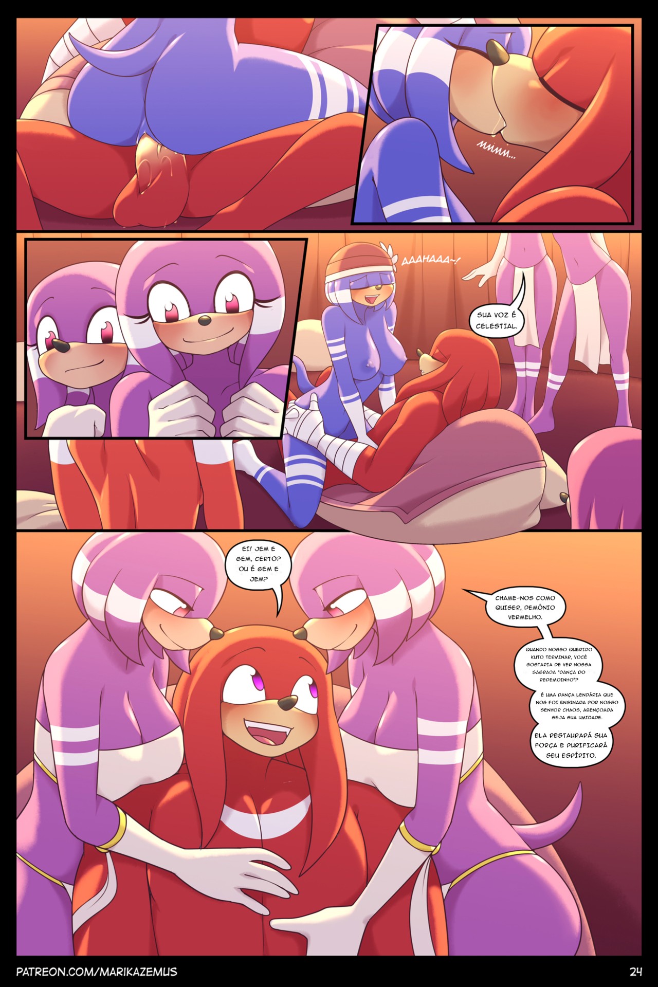 Sonic Boom: Echidna Nights Hentai pt-br 24