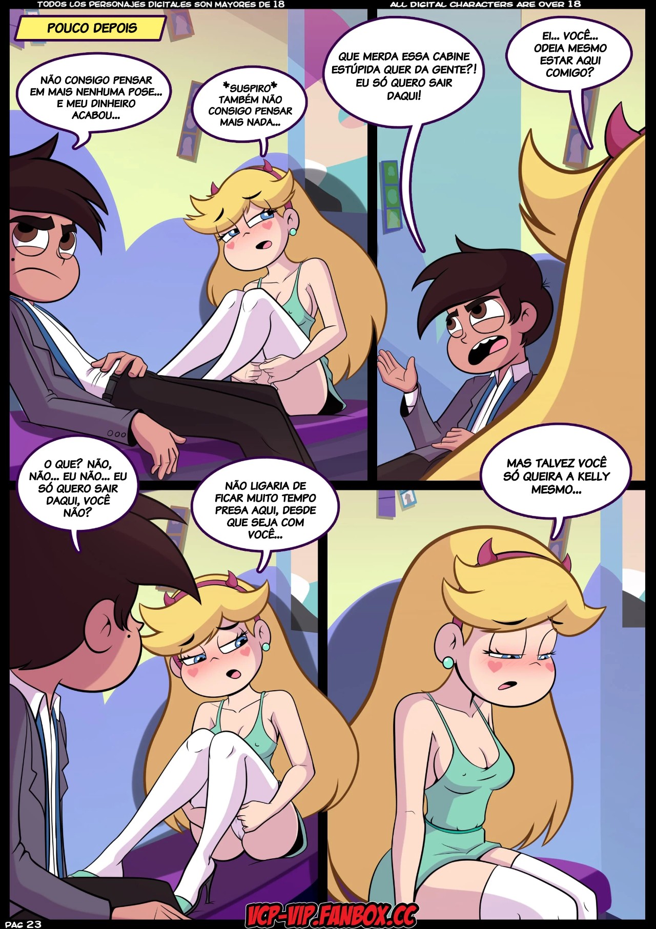 Star VS. The Forces Of Sex Part 5: Booth Buddies Hentai pt-br 24