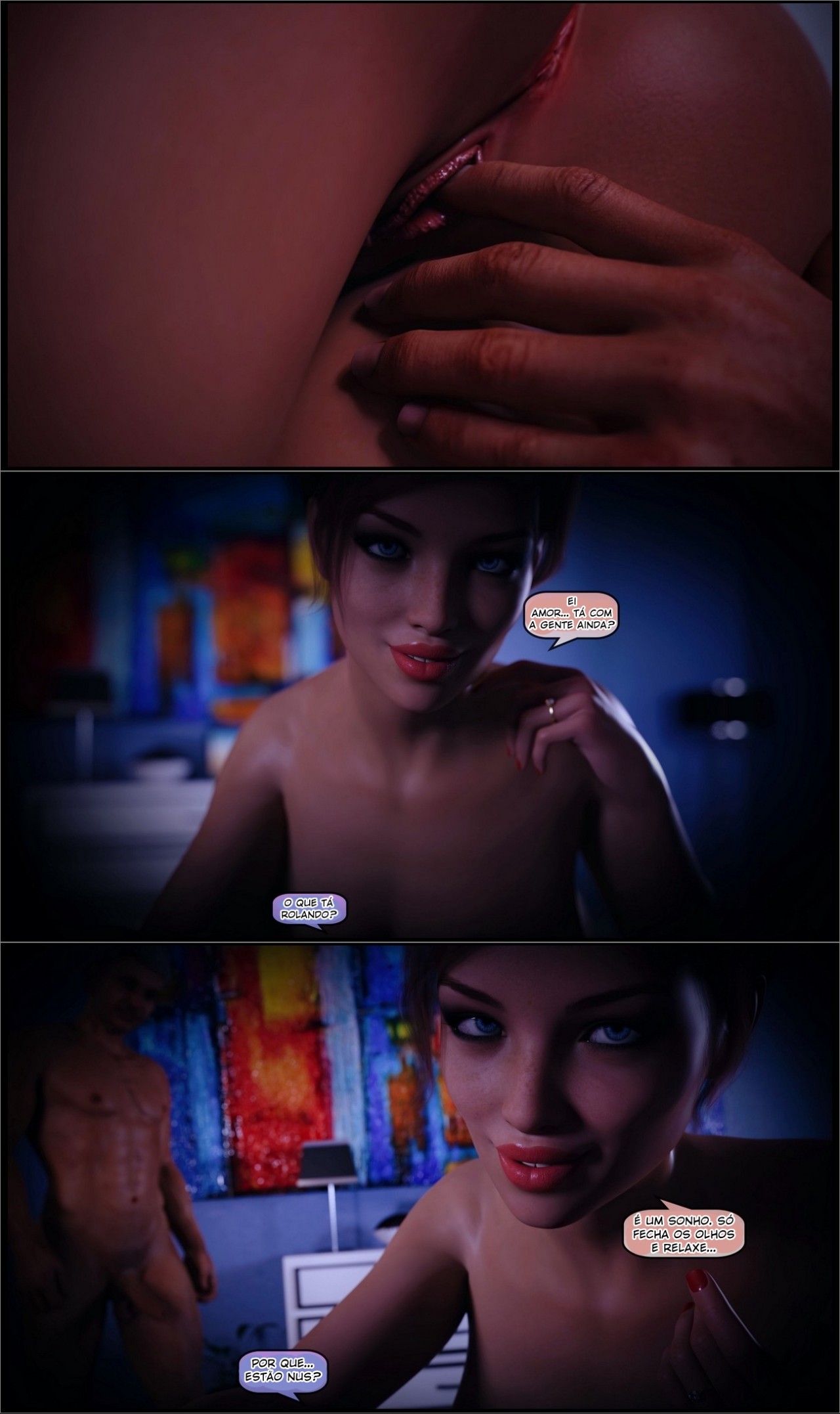 Amber’s Secret Lover Hentai pt-br 23
