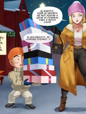 Android 18 NTR Part 4.5: Christmas Hentai pt-br 02