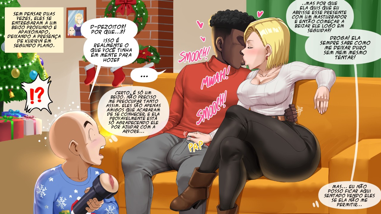 Android 18 NTR Part 4.5: Christmas Hentai pt-br 05