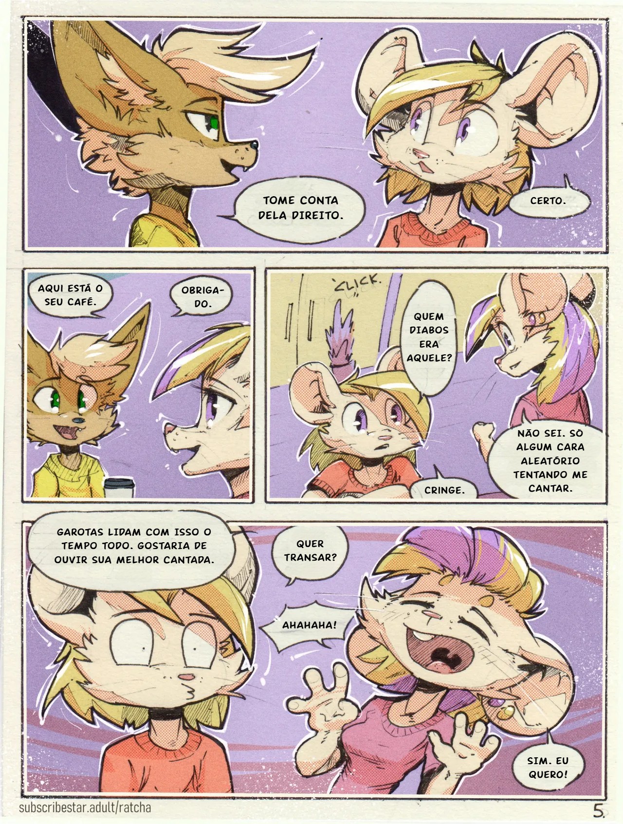 Lavender Coffee Hentai pt-br 05