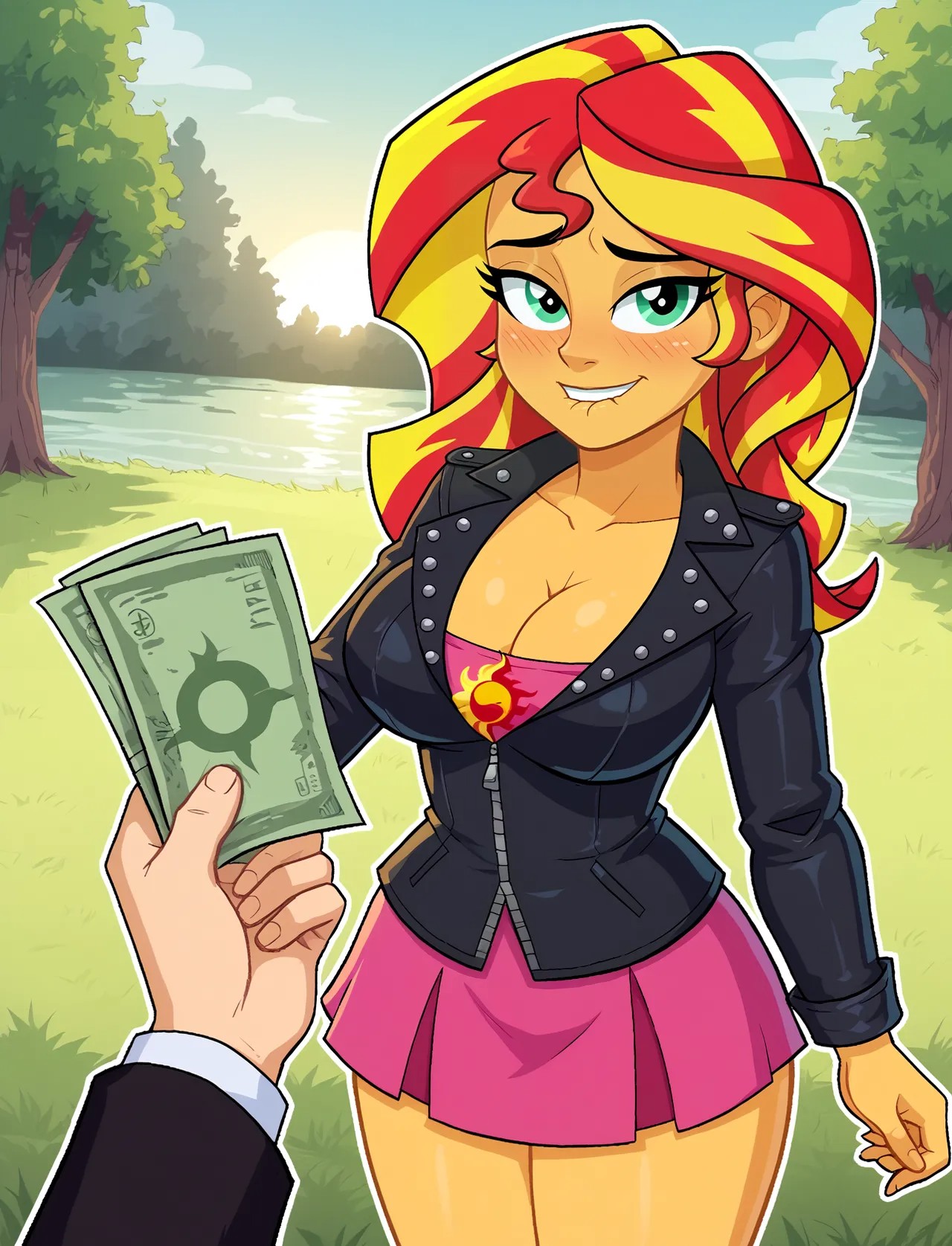 Sunset's Price Sunset Shimmer Sex For Cash: Mini Comic  Hentai pt-br 07
