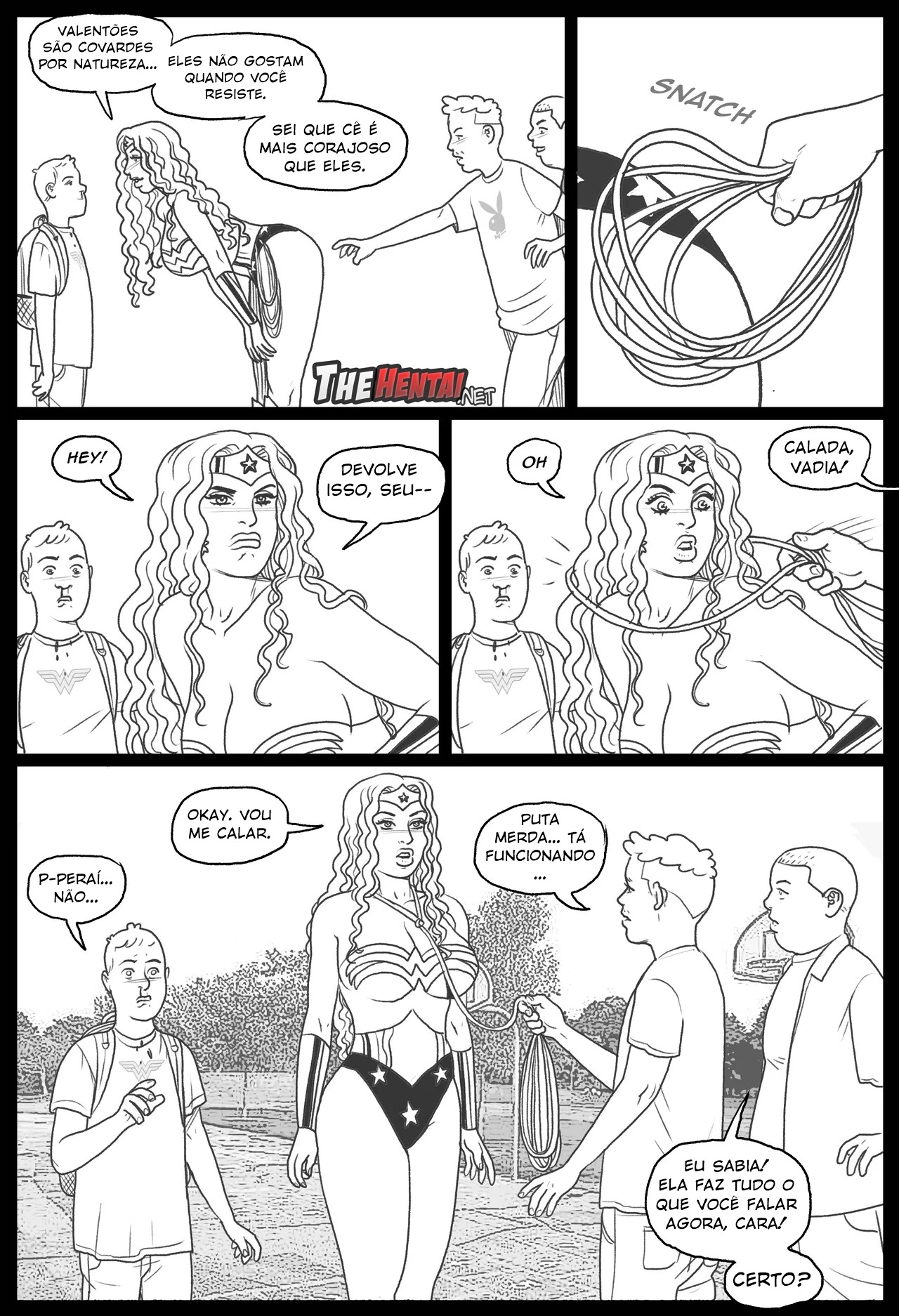 Bang My Bully Part 2: Wonder Woman Hentai pt-br 03
