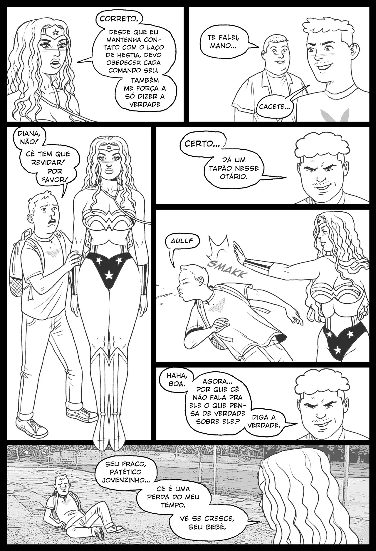 Bang My Bully Part 2: Wonder Woman Hentai pt-br 04