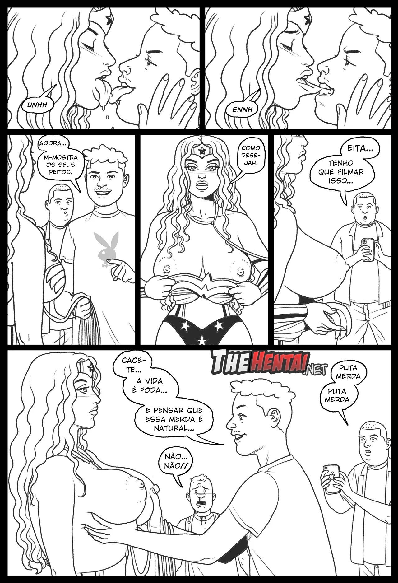 Bang My Bully Part 2: Wonder Woman Hentai pt-br 06