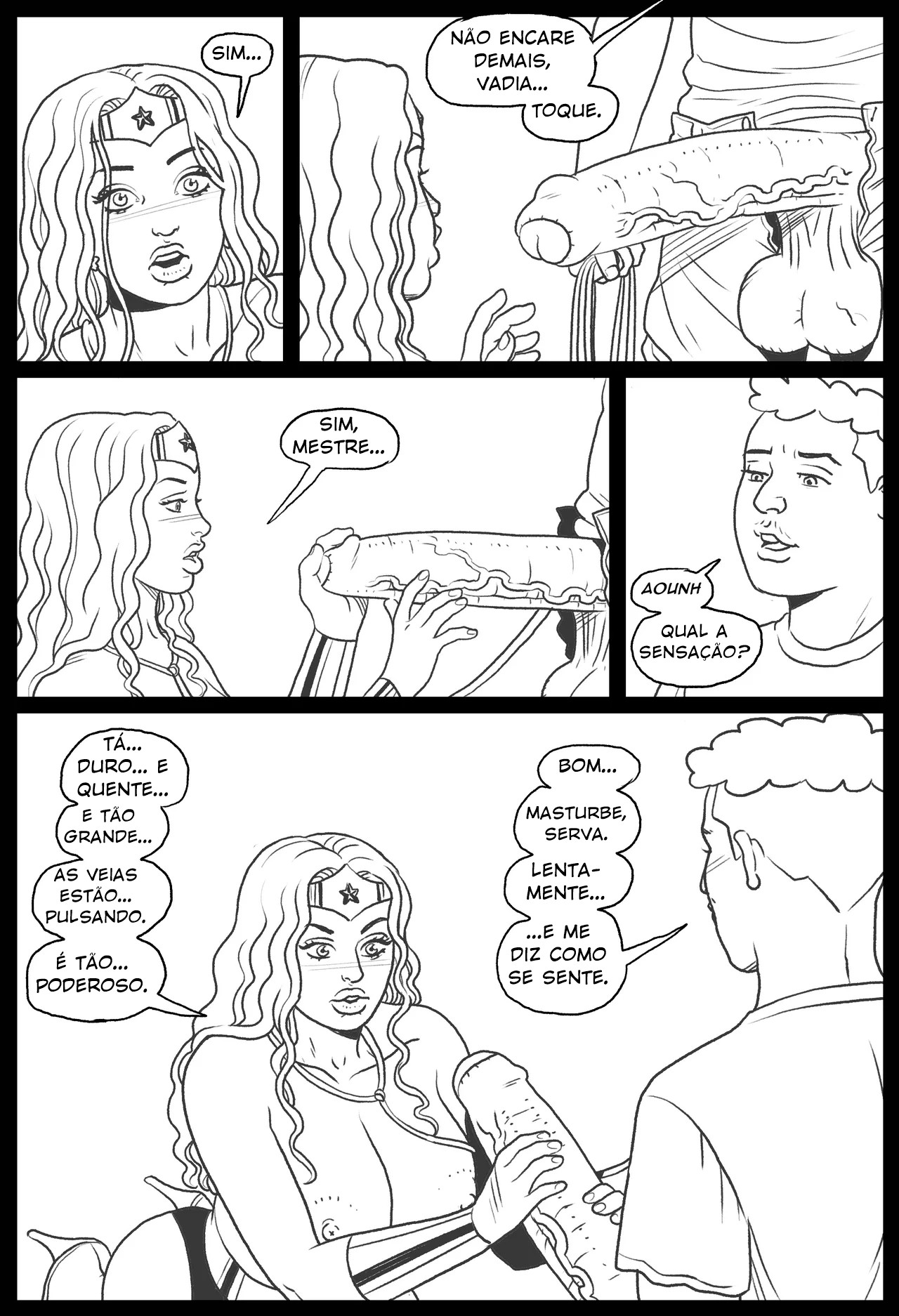 Bang My Bully Part 2: Wonder Woman Hentai pt-br 10