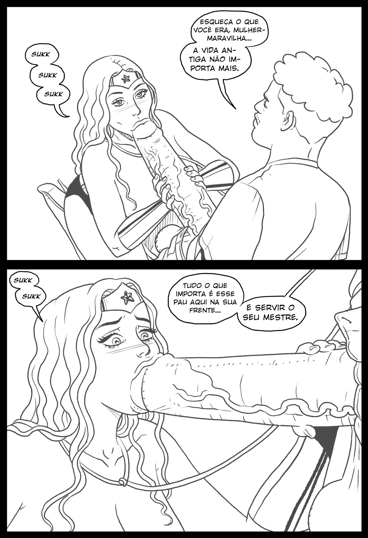 Bang My Bully Part 2: Wonder Woman Hentai pt-br 14