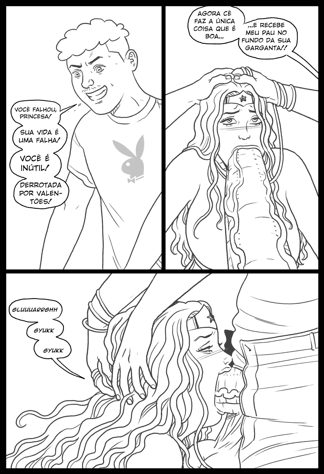 Bang My Bully Part 2: Wonder Woman Hentai pt-br 17