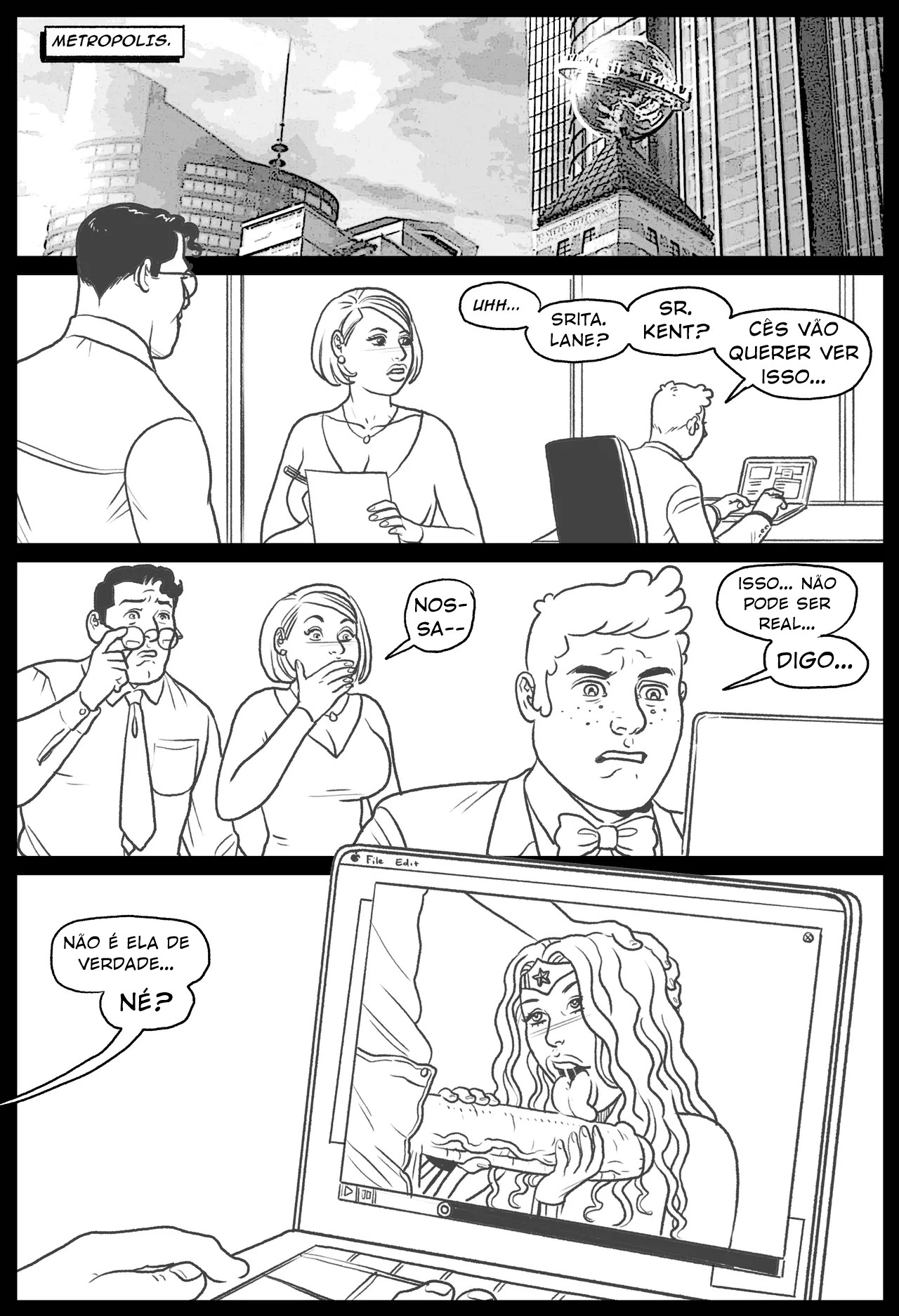 Bang My Bully Part 2: Wonder Woman Hentai pt-br 20