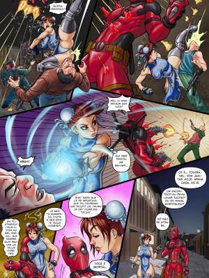 Deadpool And Chun-Li: Lusty Weapons Hentai pt-br 02
