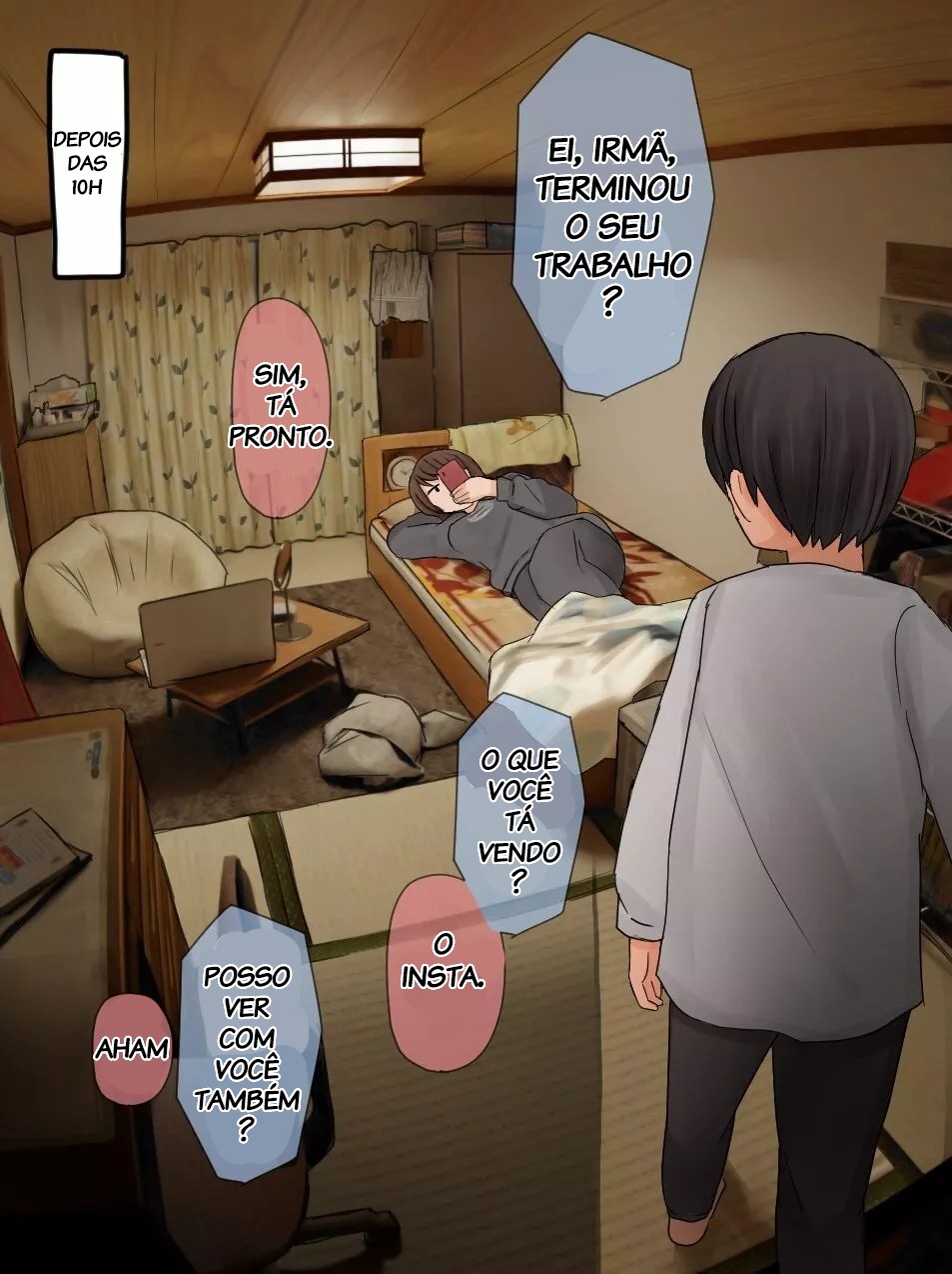 Everyday Conversations With My Big Sister Part 1 Hentai pt-br 27