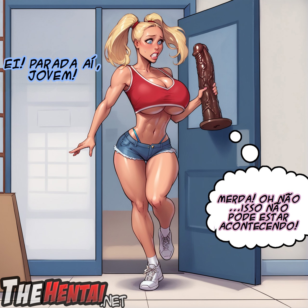 Kitty Gets Caught Shoplifting Hentai pt-br 04