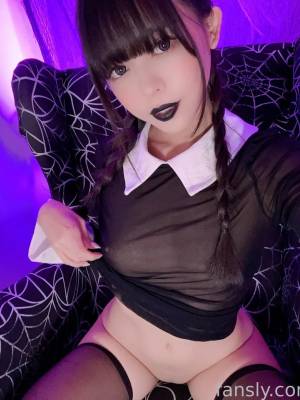 Kittyxkum: Wednesday Addams Hentai pt-br 124