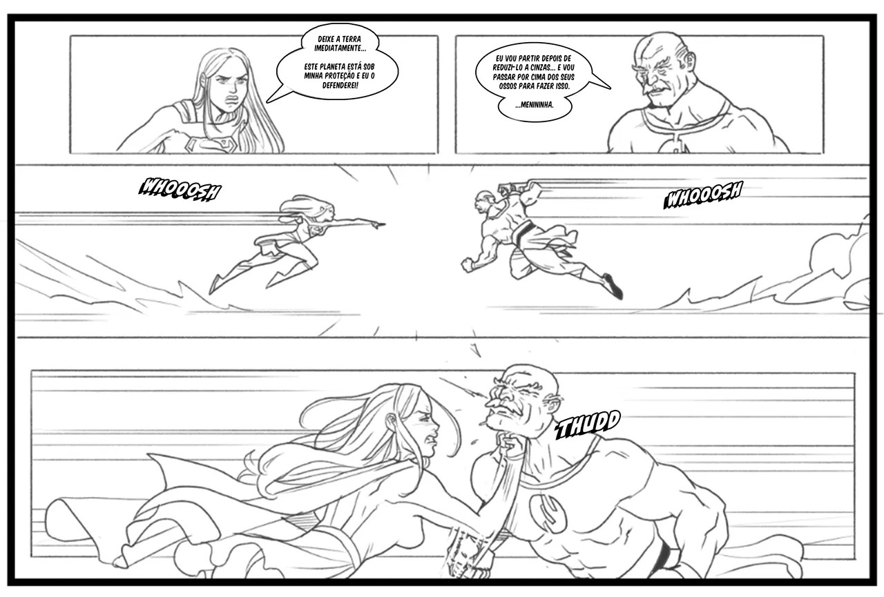 Supergirl vs Conquest Hentai pt-br 02