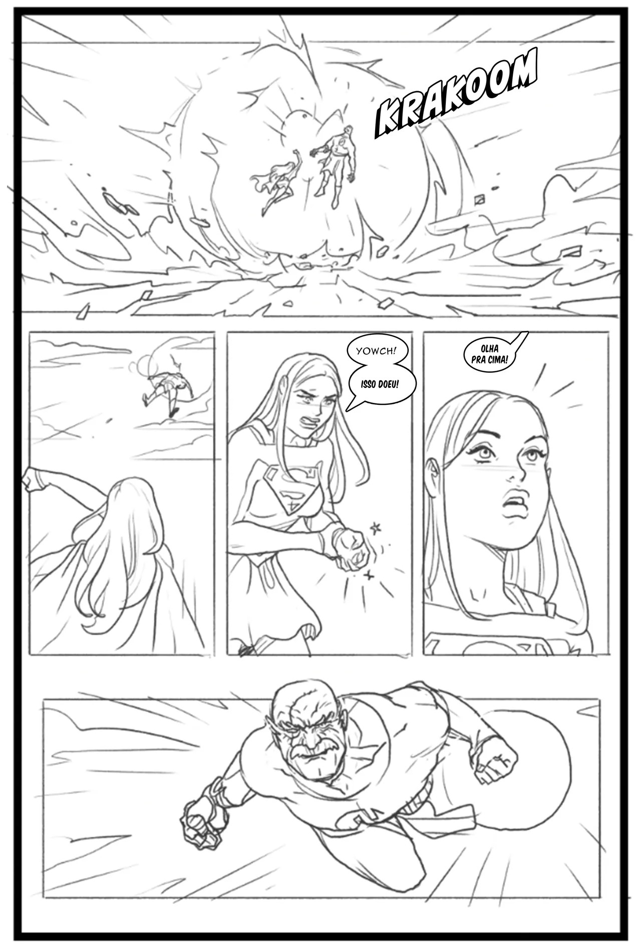 Supergirl vs Conquest Hentai pt-br 03