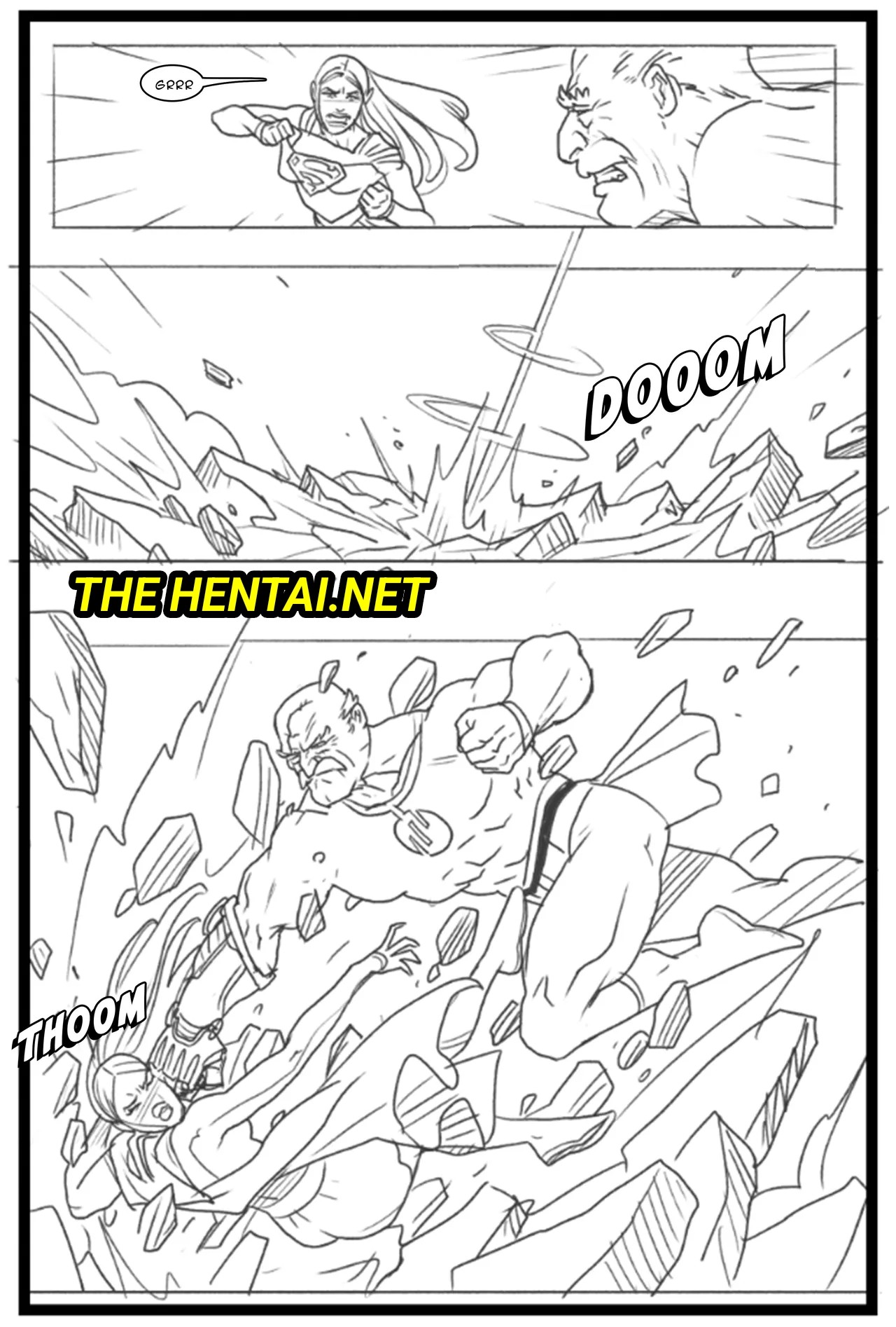 Supergirl vs Conquest Hentai pt-br 04