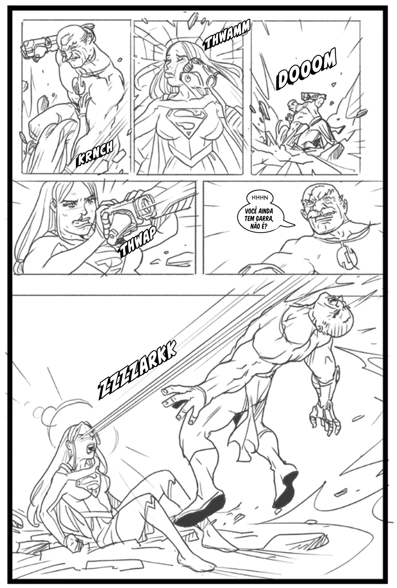 Supergirl vs Conquest Hentai pt-br 05