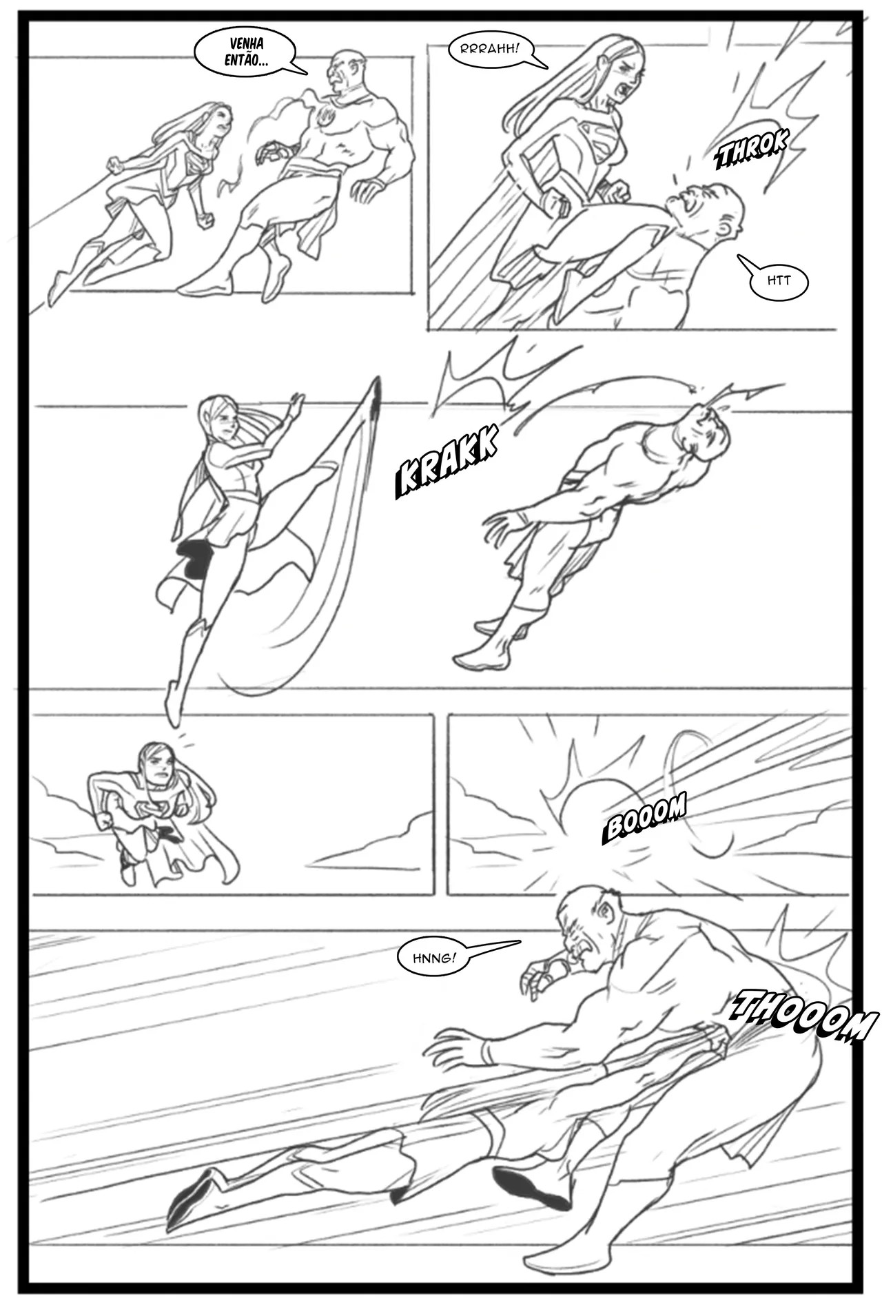 Supergirl vs Conquest Hentai pt-br 06