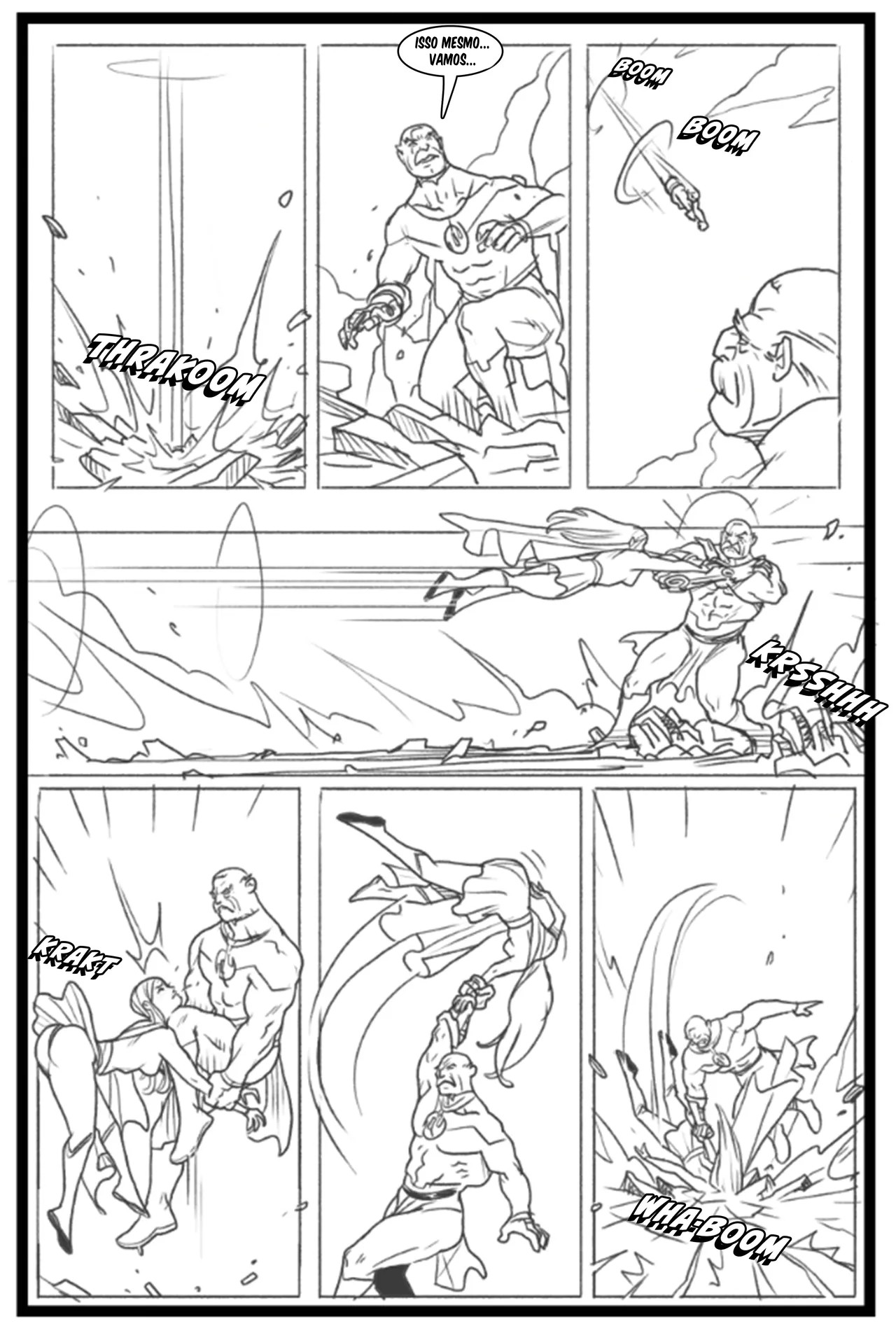 Supergirl vs Conquest Hentai pt-br 09