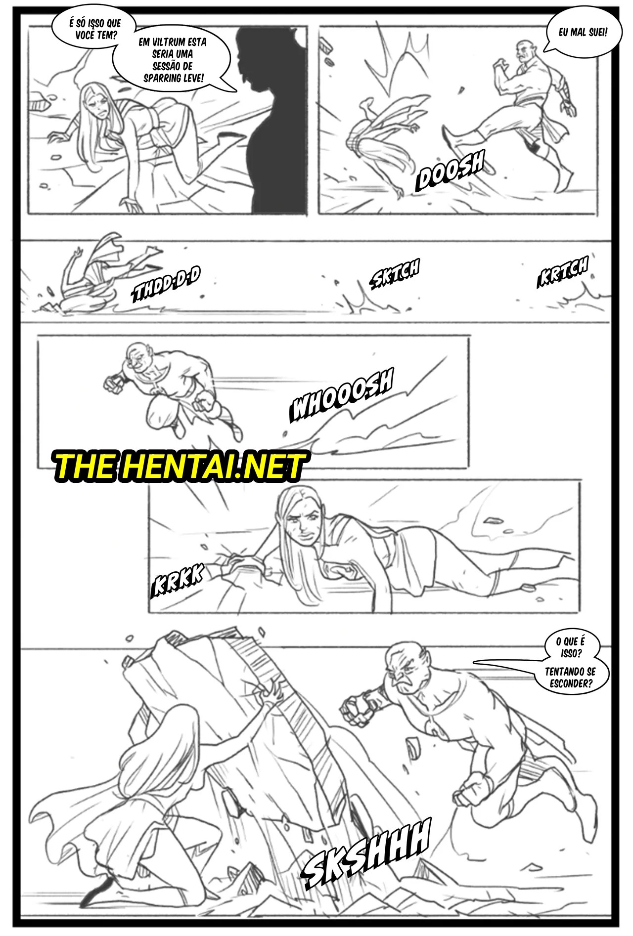 Supergirl vs Conquest Hentai pt-br 10