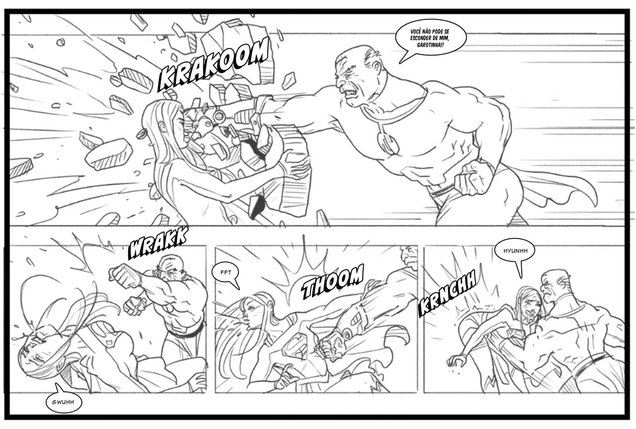 Supergirl vs Conquest Hentai pt-br 11