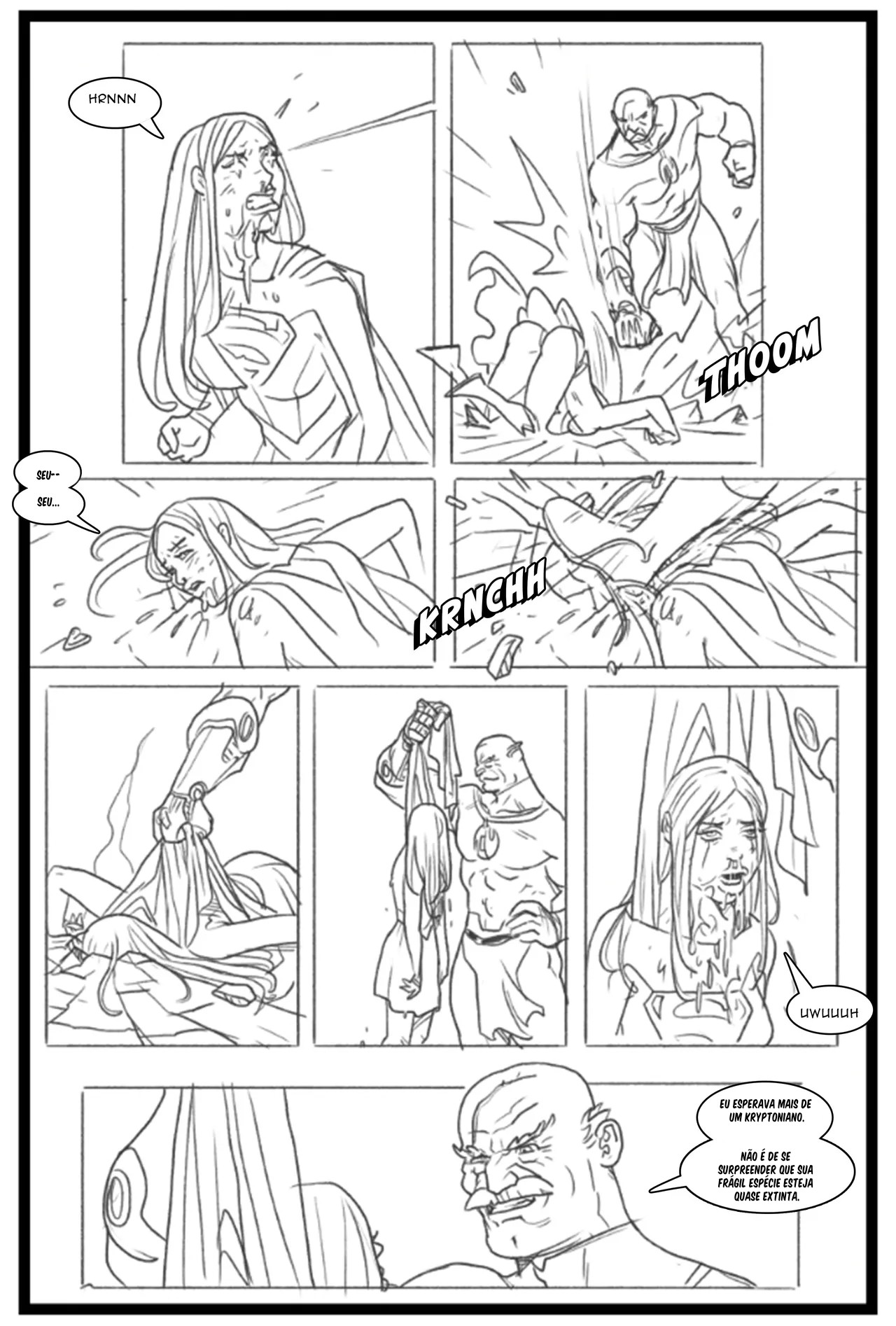Supergirl vs Conquest Hentai pt-br 12