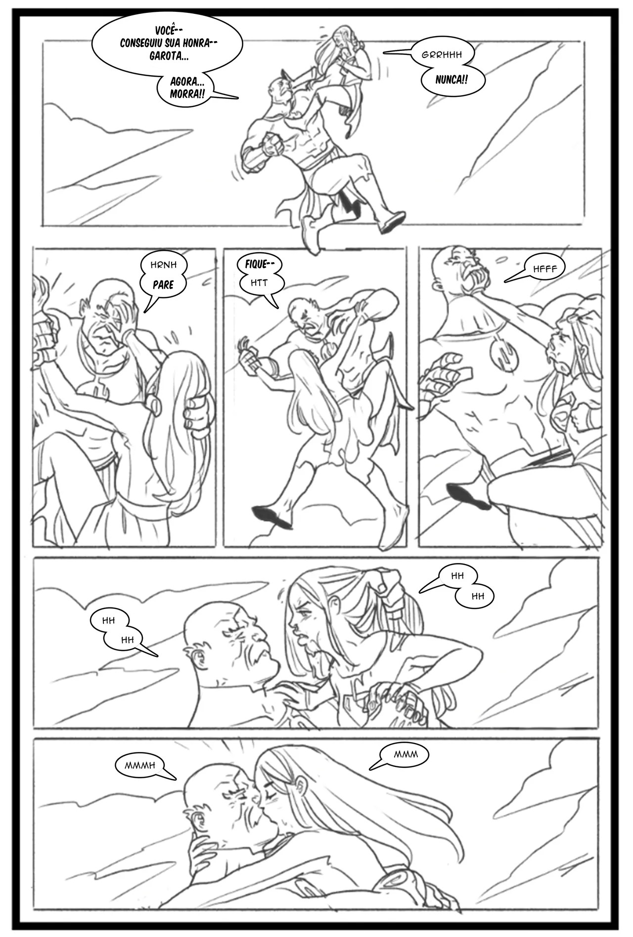 Supergirl vs Conquest Hentai pt-br 17