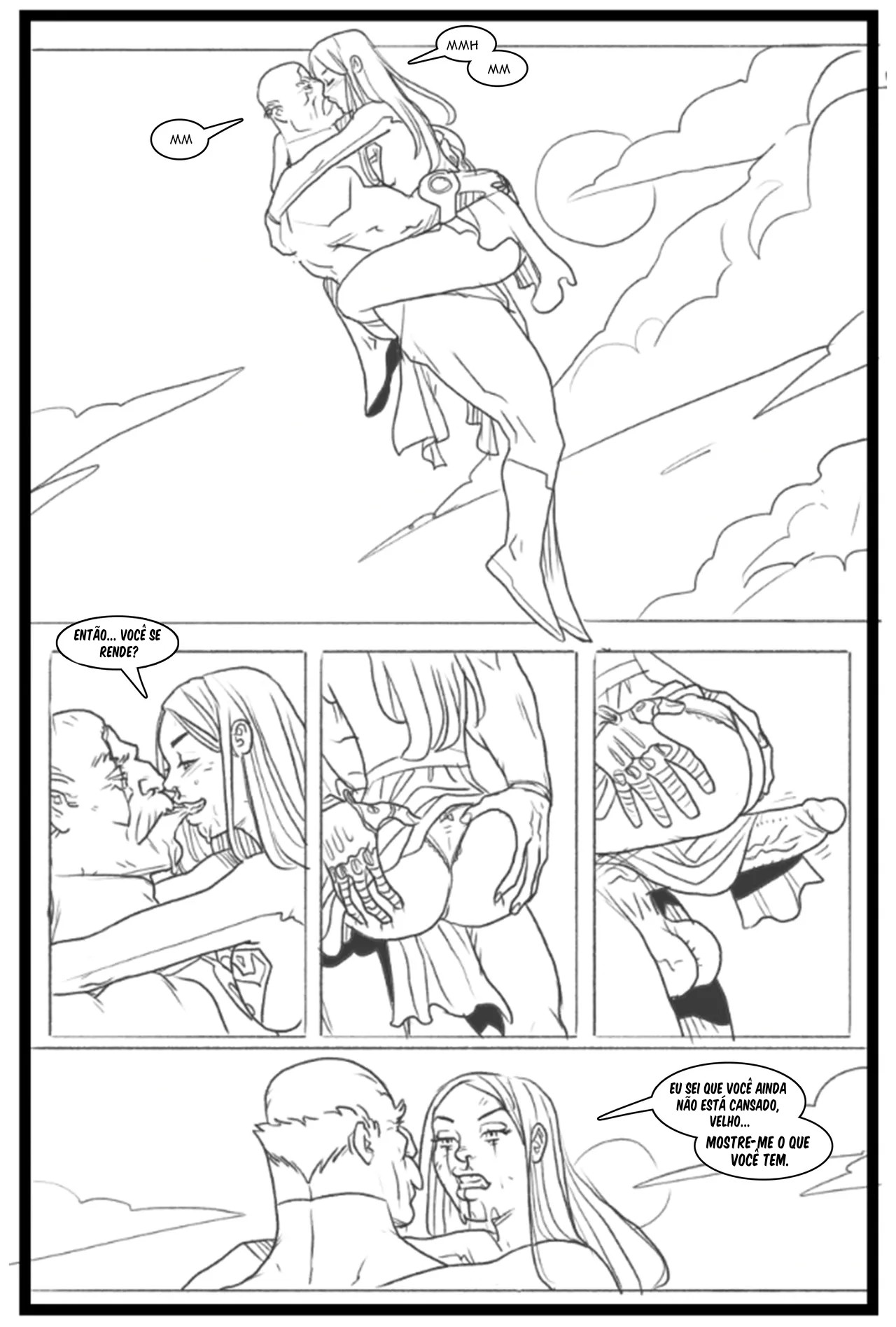 Supergirl vs Conquest Hentai pt-br 18