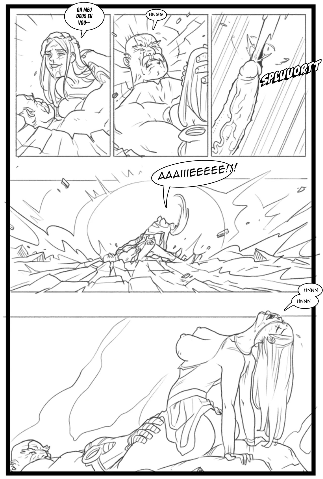 Supergirl vs Conquest Hentai pt-br 26
