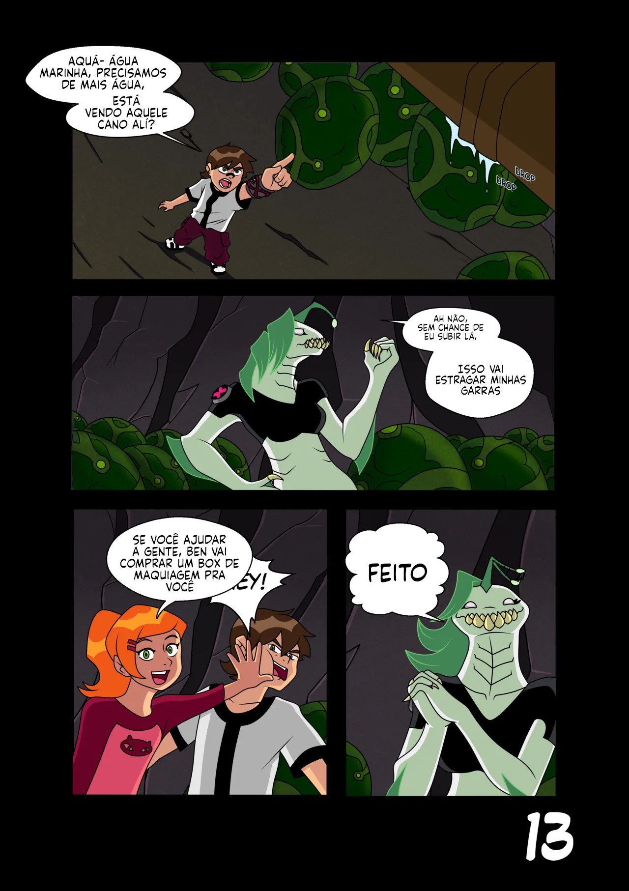 Ben 10: Chaquetrix Part 10 Hentai pt-br 14