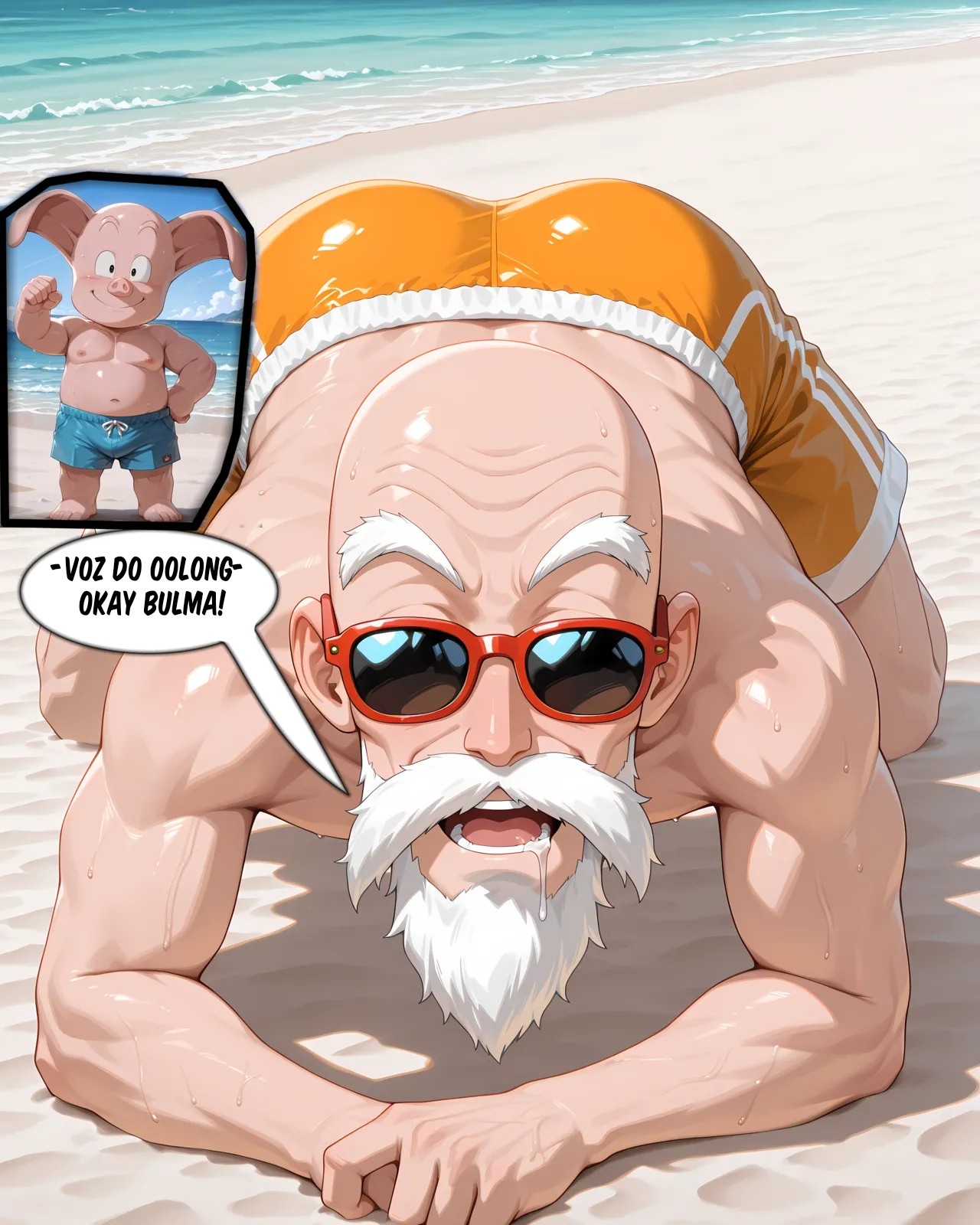 Bulma Fucked By Master Roshi Hentai pt-br 05