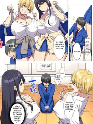 My Big Cock Is Getting Squeezed By Huge Breasted Bitch Gals!! Hentai pt-br 07