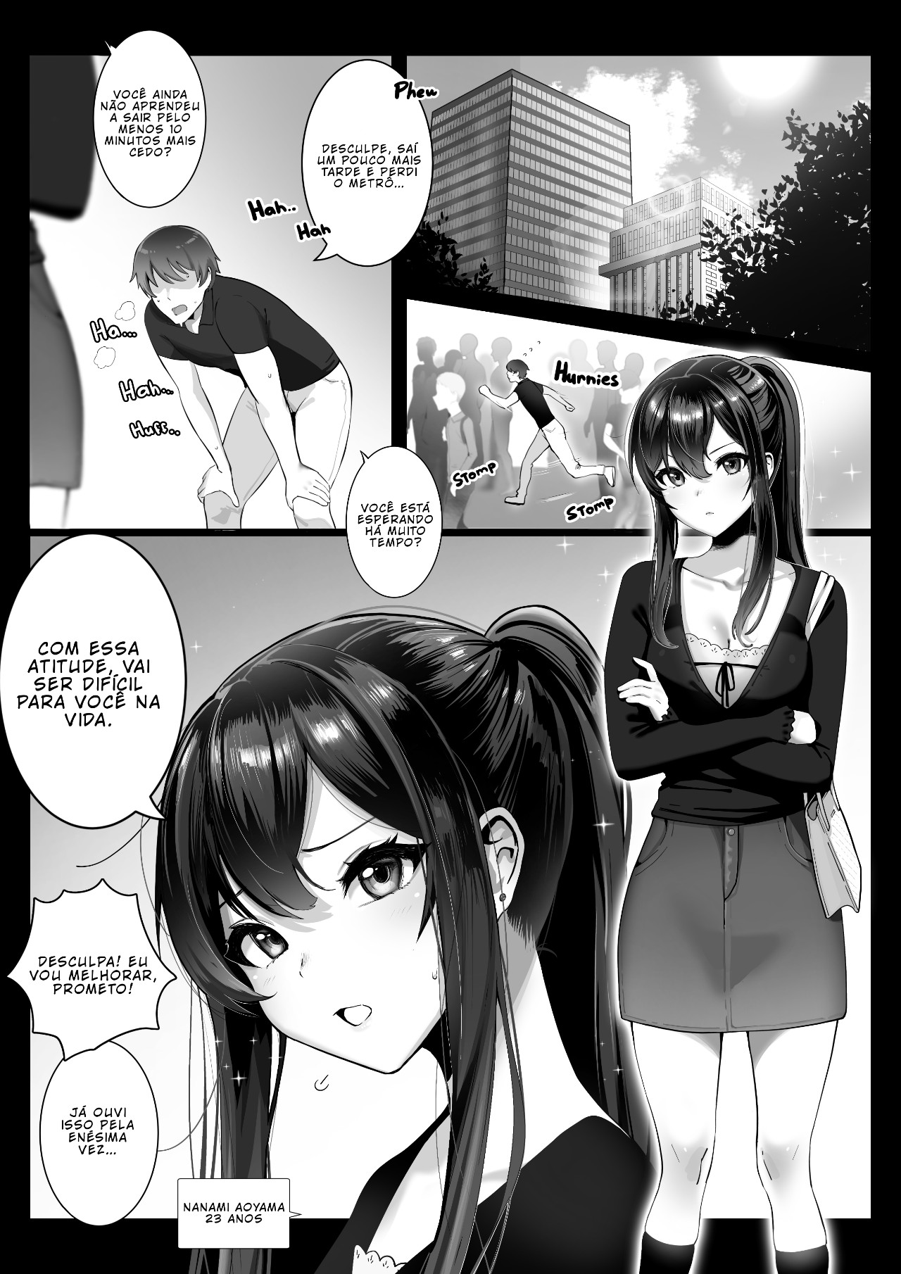 Nanami-chan Can't Resist After a Date! Cafe, Cinema, Love Hotel Hentai pt-br 02