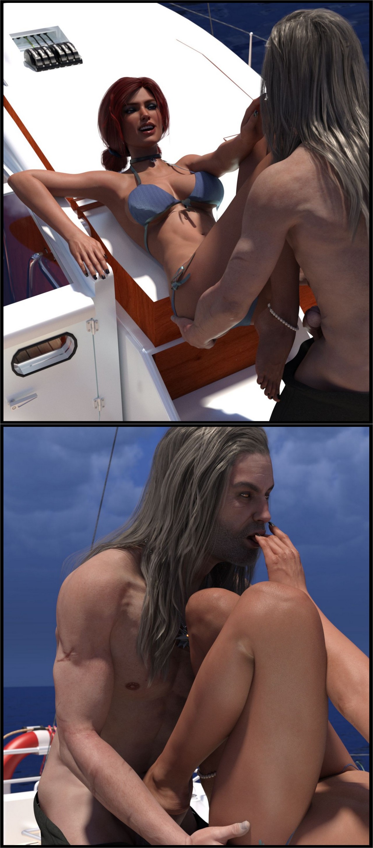Triss's Summer Hentai pt-br 15