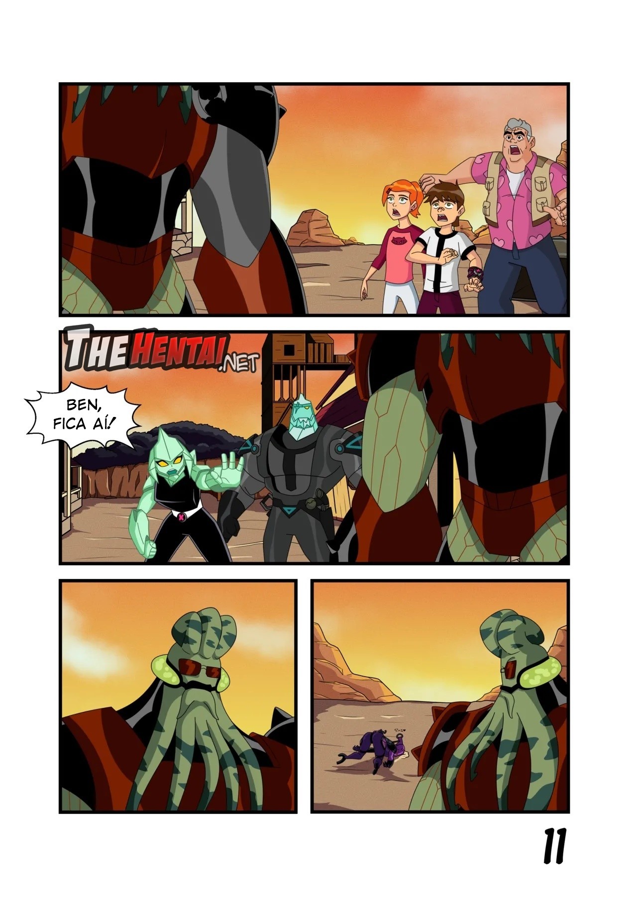 Ben 10: Chaquetrix Part 12 Hentai pt-br 12