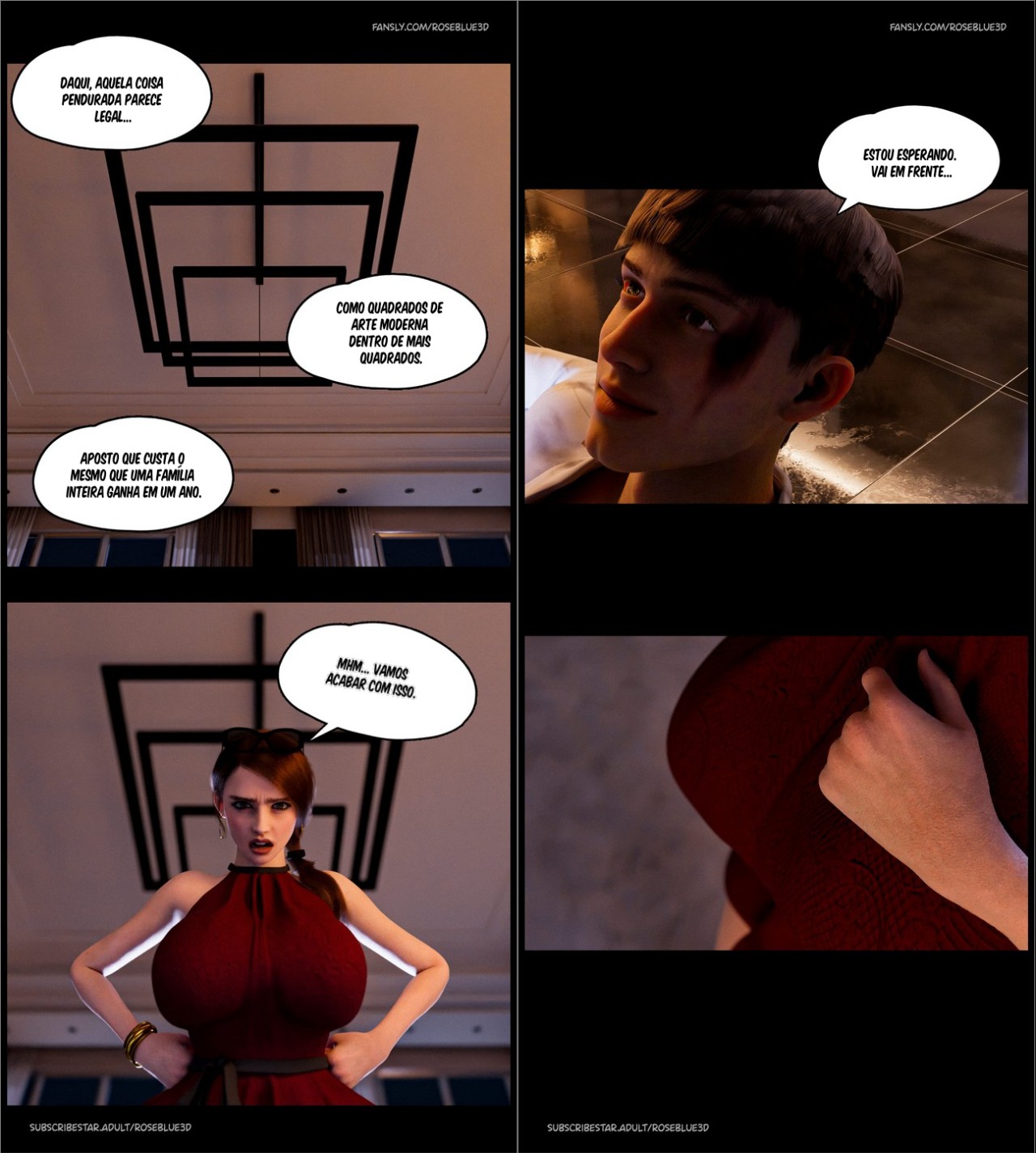 Dismissed By Rose Blue 3D Hentai pt-br 34