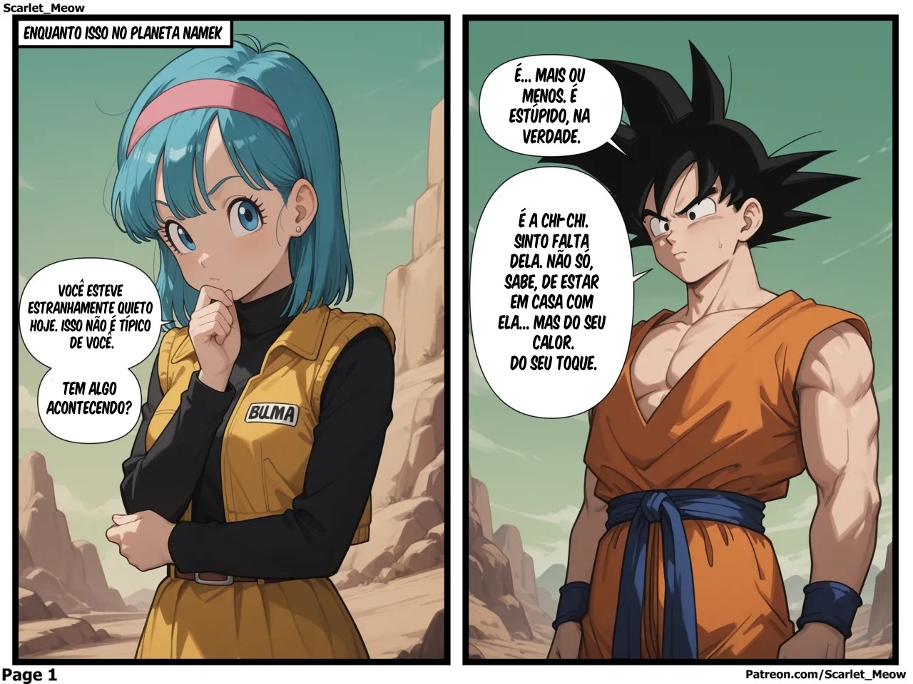 Goku's Absence Part 7: "Namek Needs" Hentai pt-br 02