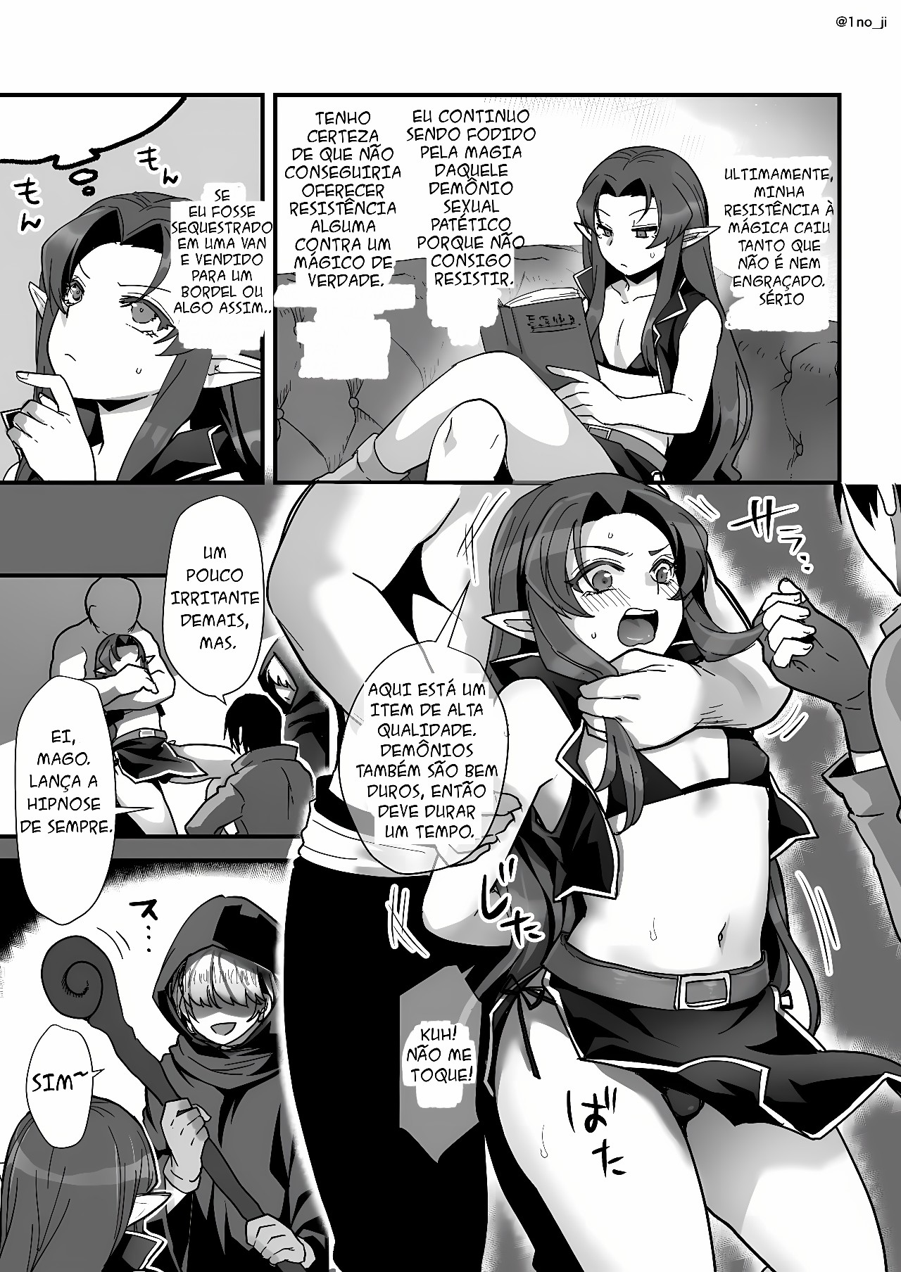Maou-gun no Moto Kanbu ga Yuusha ni Makete Mesu ni Sareru Hanashi Part 2 Hentai pt-br 56