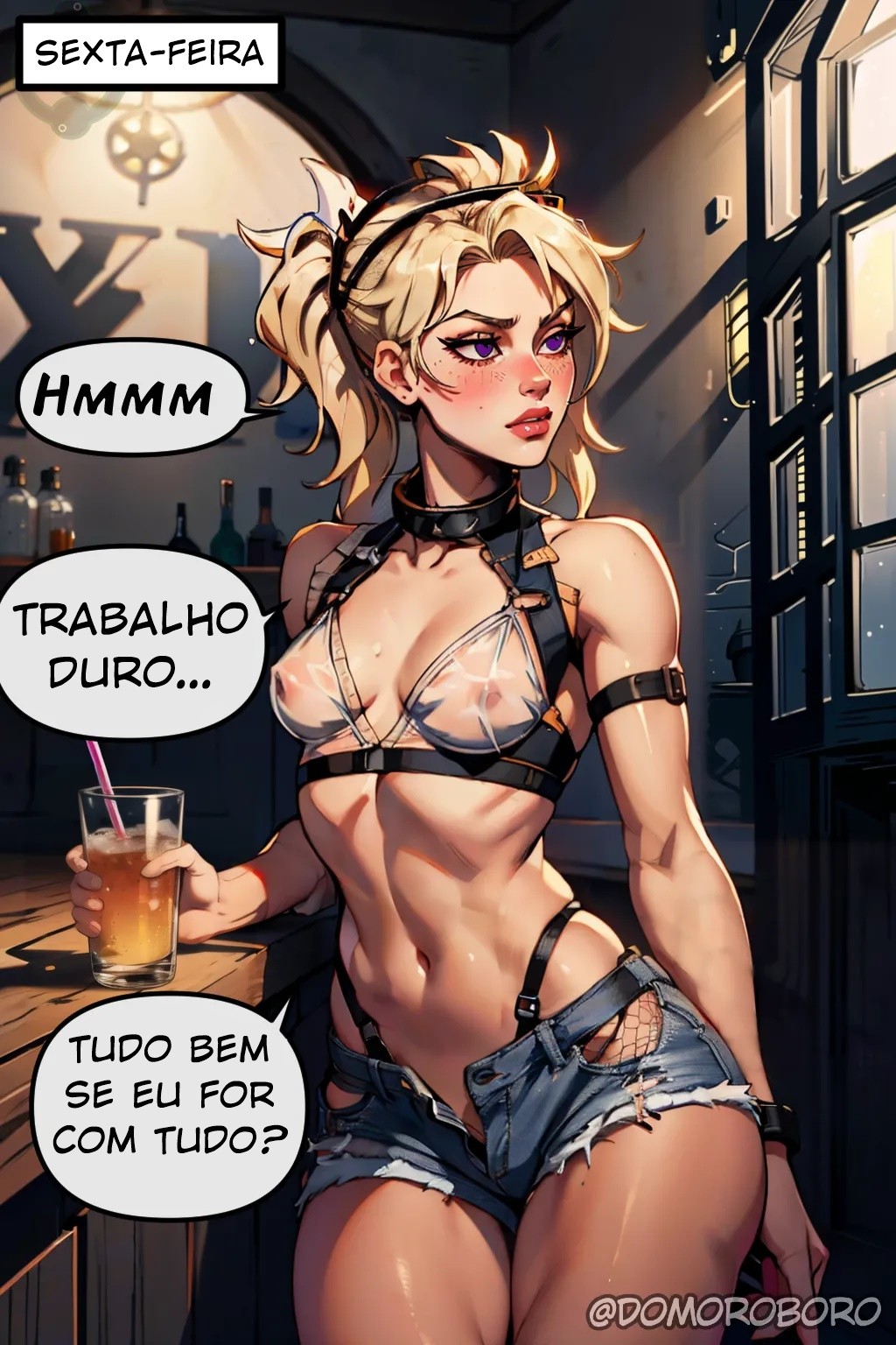 Mercy's OverWrite Hentai pt-br 25