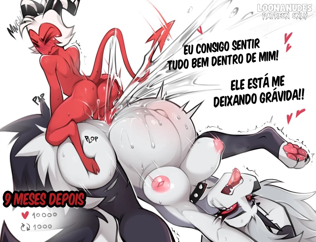 Moxxie x Loona RT Game Hentai pt-br 09
