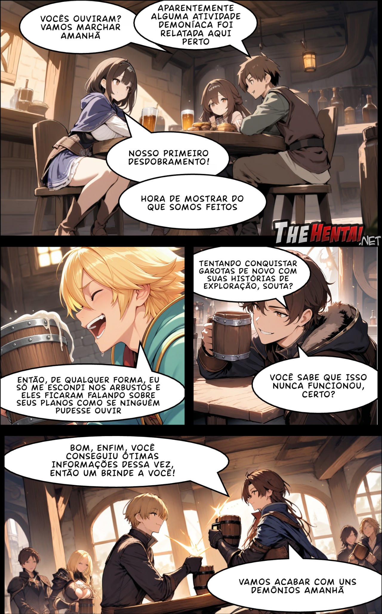 My Journey As a Knight Of The Sun  Hentai pt-br 10