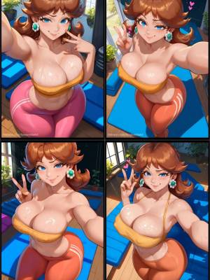 AI Generated: Princess Daisy By SinderellaAI Hentai pt-br 03