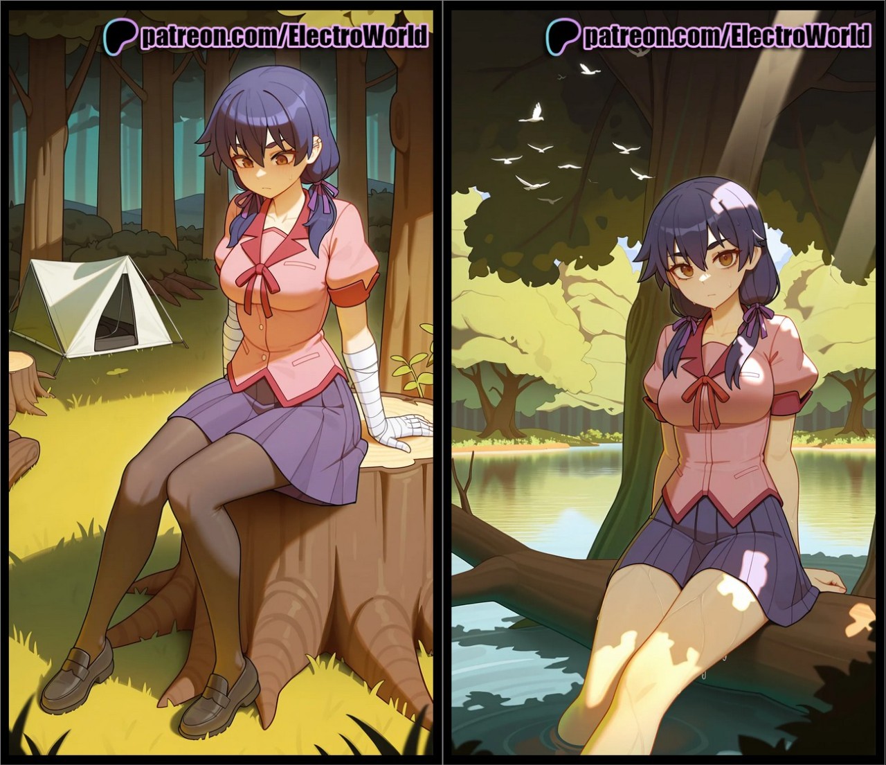 AI Generated: Suruga Kanbaru Hentai pt-br 03