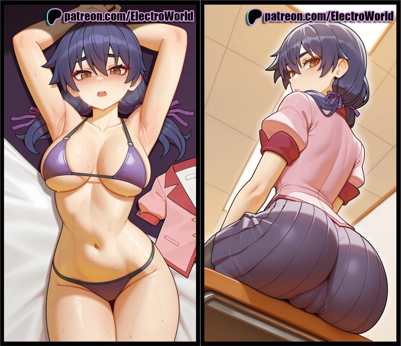 AI Generated: Suruga Kanbaru Hentai pt-br 04