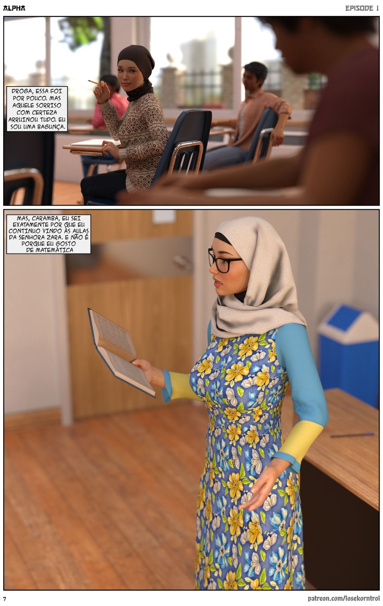 Alpha By Hijab 3DX Hentai pt-br 07